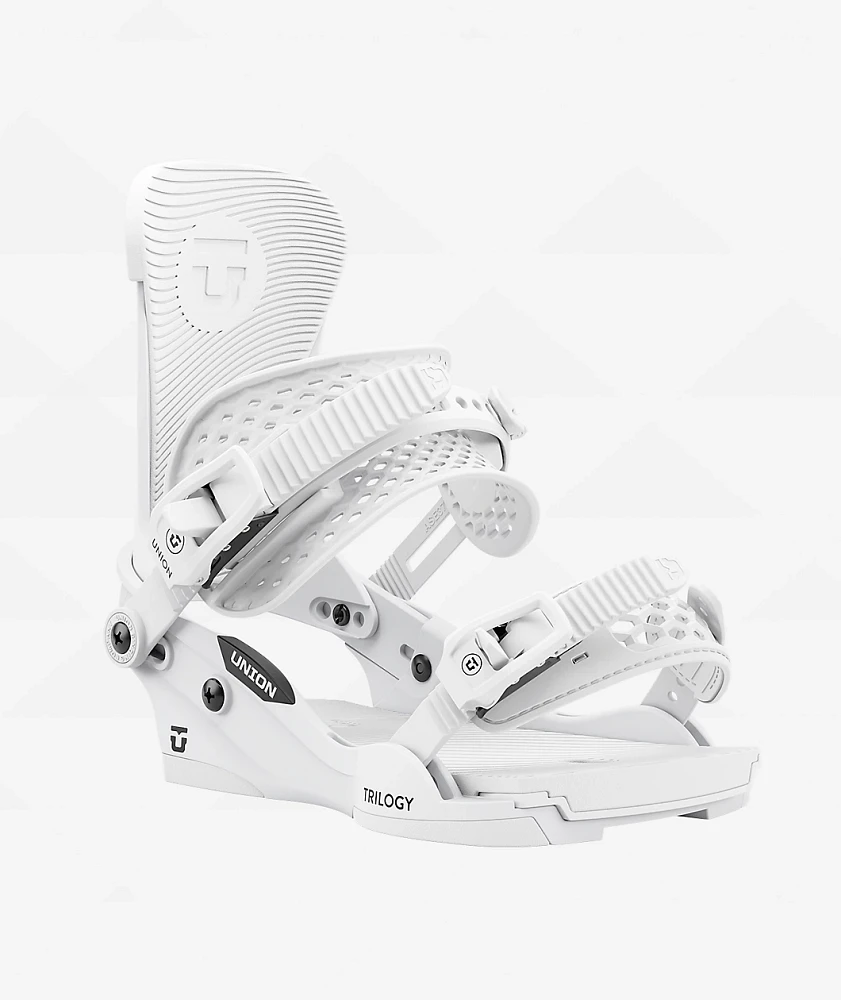 Union Women's Trilogy Classic White Snowboard Bindings 2025