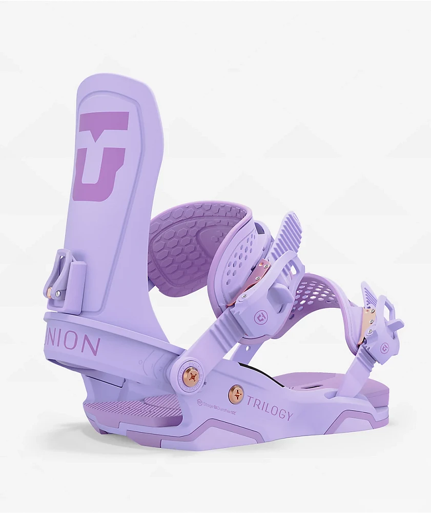 Union Women's Trilogy Lavender Snowboard Bindings 2025