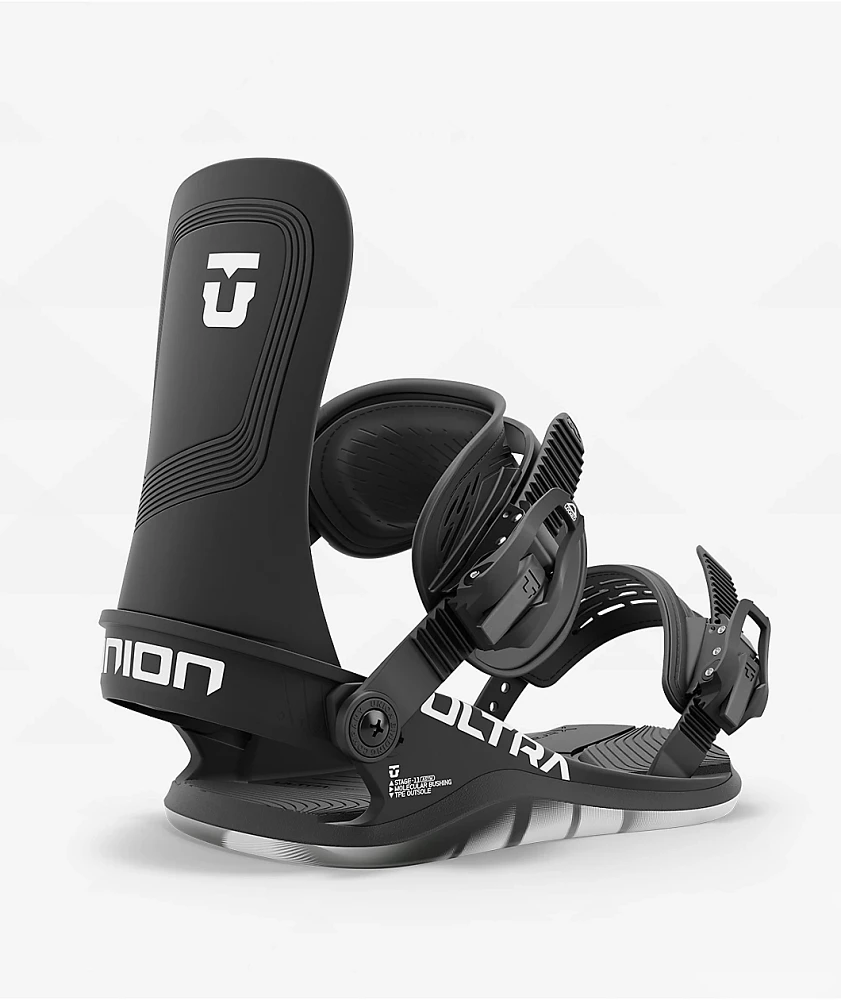 Union Women's Ultra Black Snowboard Bindings 2025