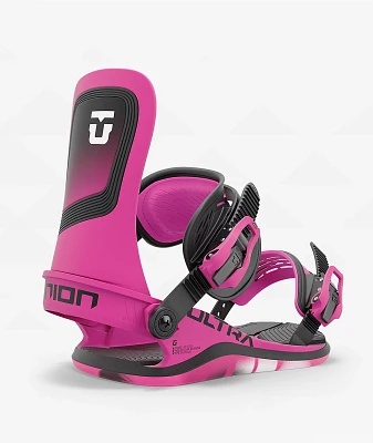 Union Women's Ultra Hot Pink Snowboard Bindings 2025