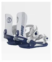 Union x Public Strata White & Blue Snowboard Bindings