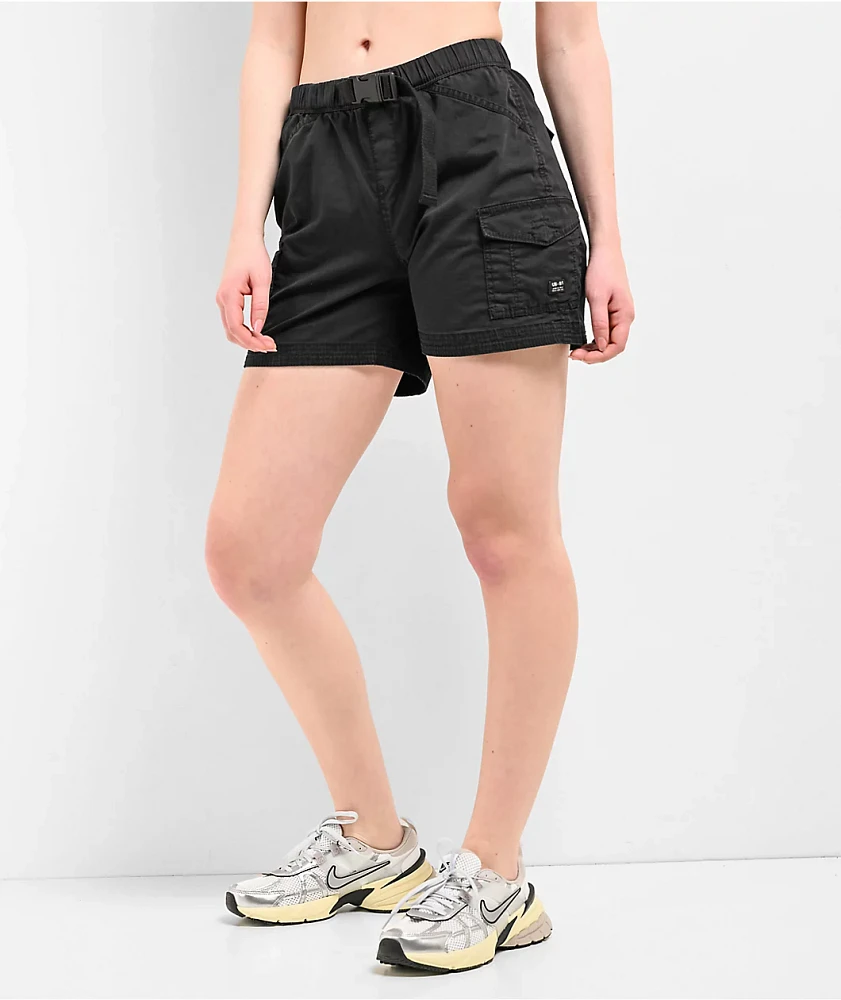 UnionBay Chase Black Utility Belt Shorts