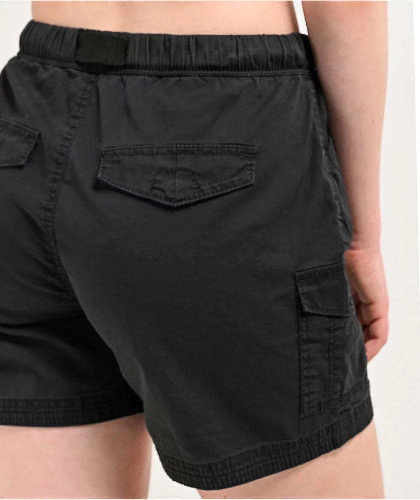 UnionBay Chase Black Utility Belt Shorts