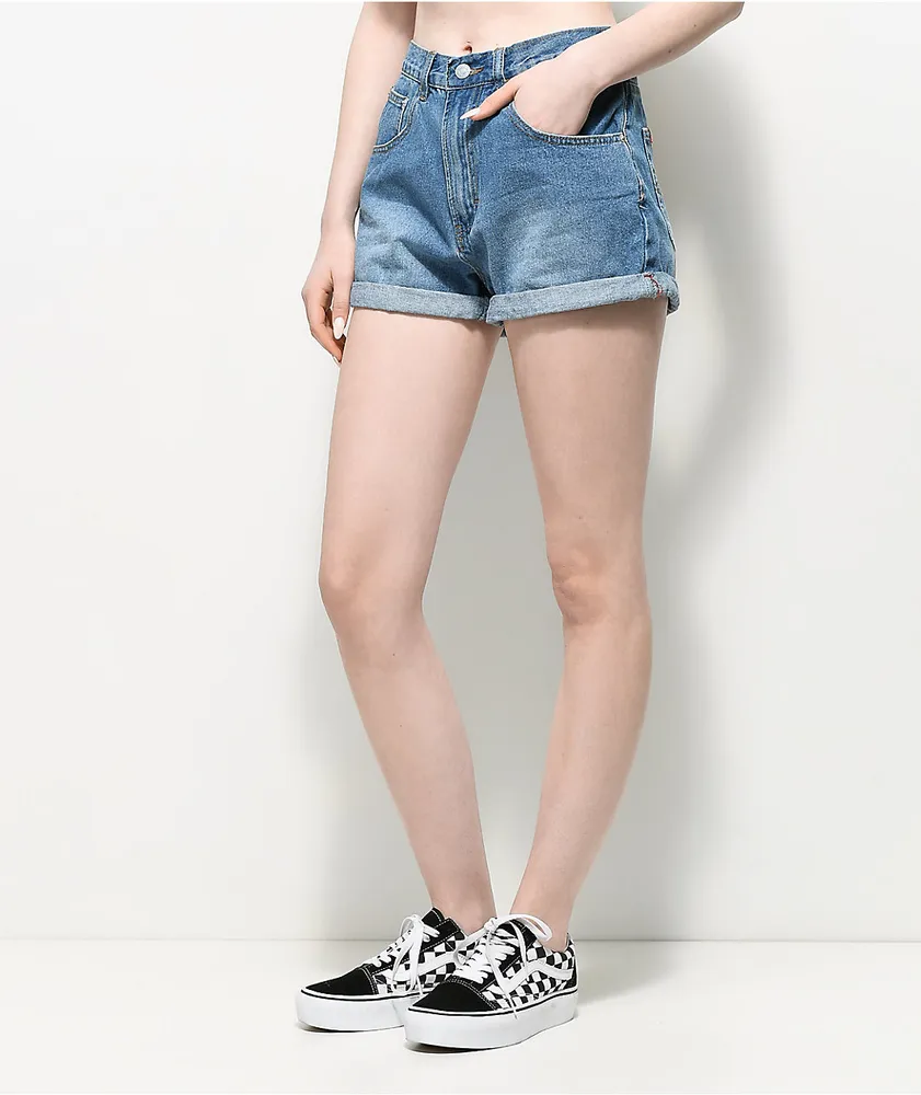 Unionbay Back Tab Medium Wash Denim Shorts