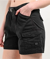 Unionbay Chase Black Utility Belt Shorts