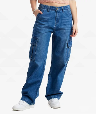 Unionbay Jayde Rigid Denim Cargo Jeans