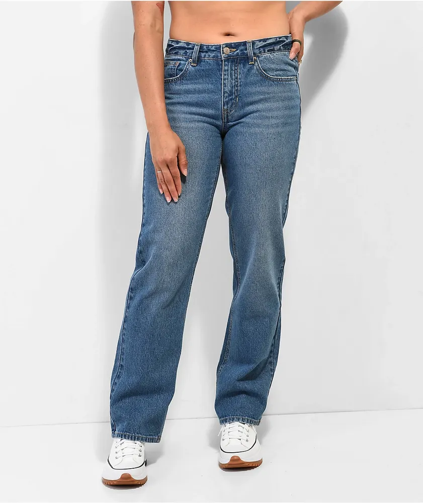 Hollister Co. 100% Cotton Straight Leg Jeans