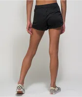 Unionbay Maribeth Pull Tie Black Sweat Shorts