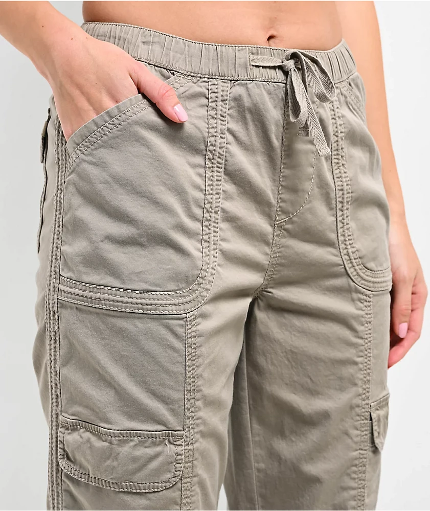 Unionbay Shay Taupe Straight Leg Cargo Pants