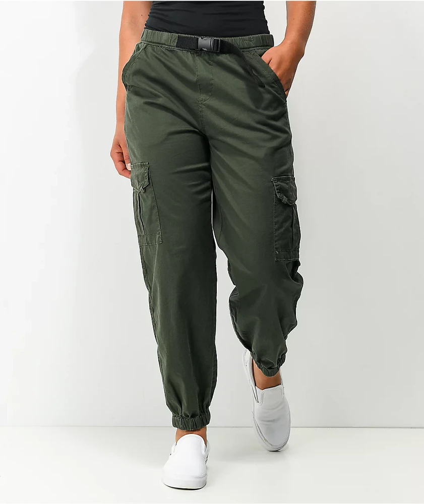 Unionbay Vaughn Green Cargo Jogger Pants