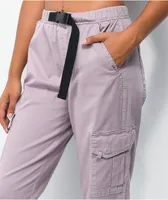 Unionbay Vaughn Lilac Belted Cargo Jogger Pants