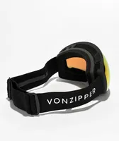 VONZIPPER Jetpack Black Fire Chrome Snowboard Goggles