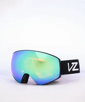 VONZIPPER Jetpack Black Gloss & Stellar Chrome Snowboard Goggles