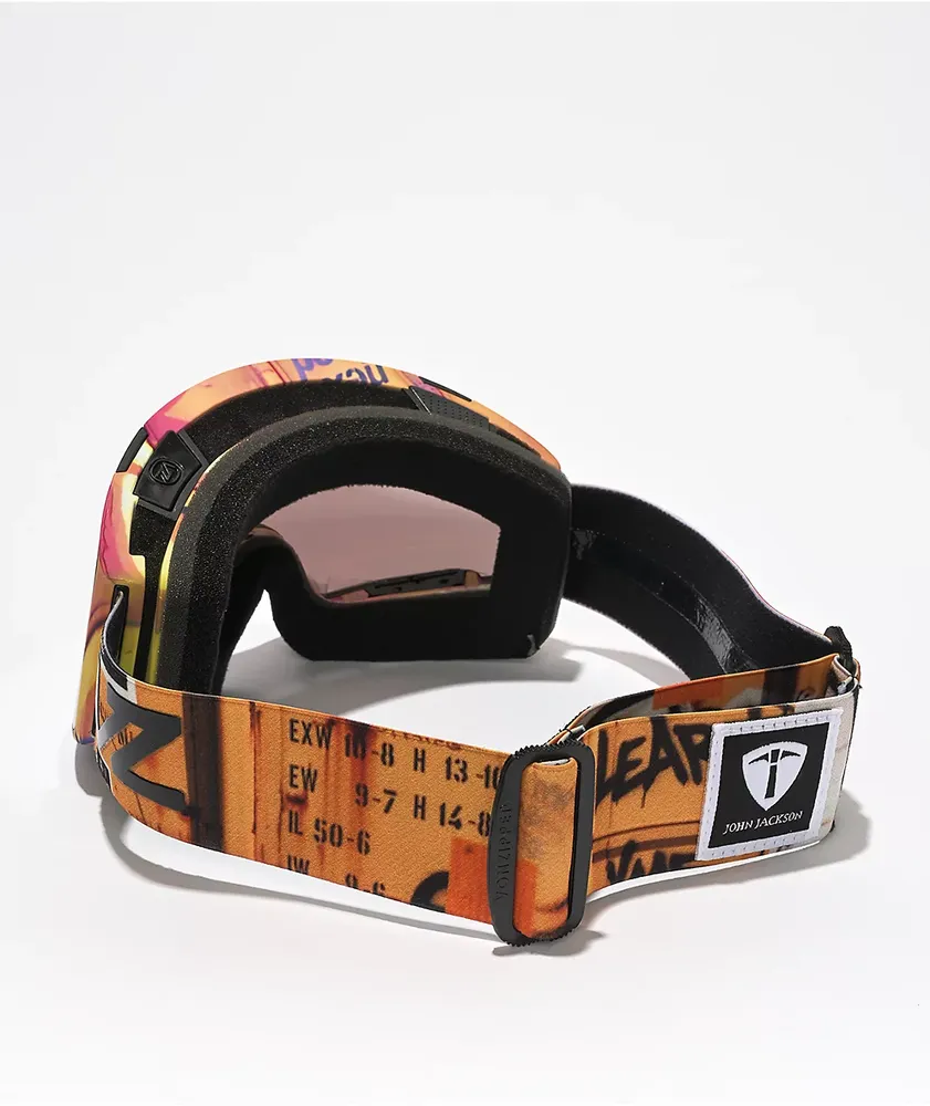 VONZIPPER John Jackson Capsule Rose & Silver Chrome Snowboard Goggles