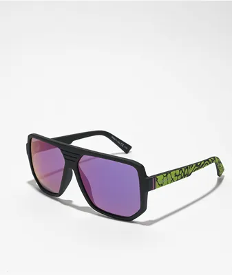 VONZIPPER Party Animal Roller Black & Lime Sunglasses
