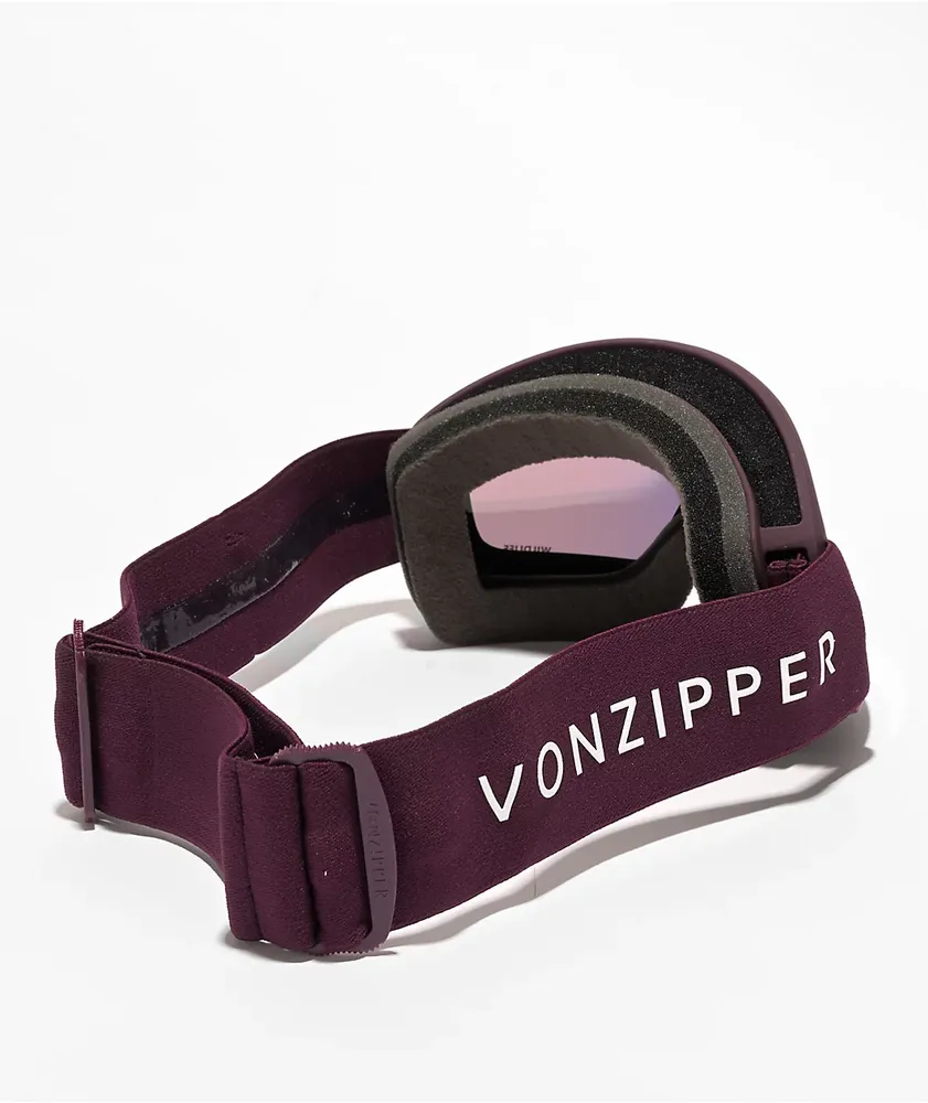 VONZIPPER Trike Acai Satin & Cosmic Chrome Snowboard Goggles