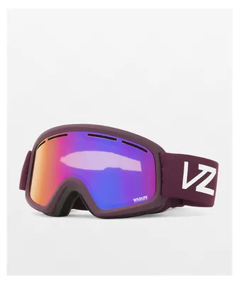 VONZIPPER Trike Acai Satin & Cosmic Chrome Snowboard Goggles