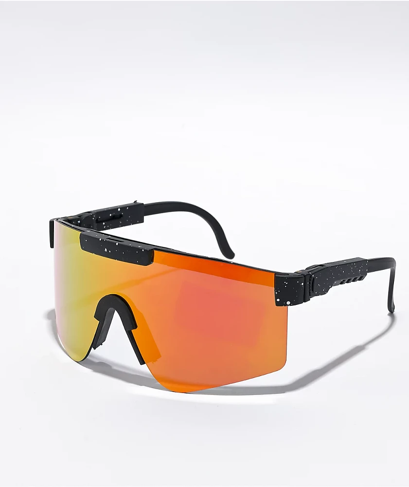 Vacation Red Shield Sunglasses