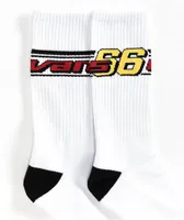 Vans 2k Bar Logo White Crew Socks