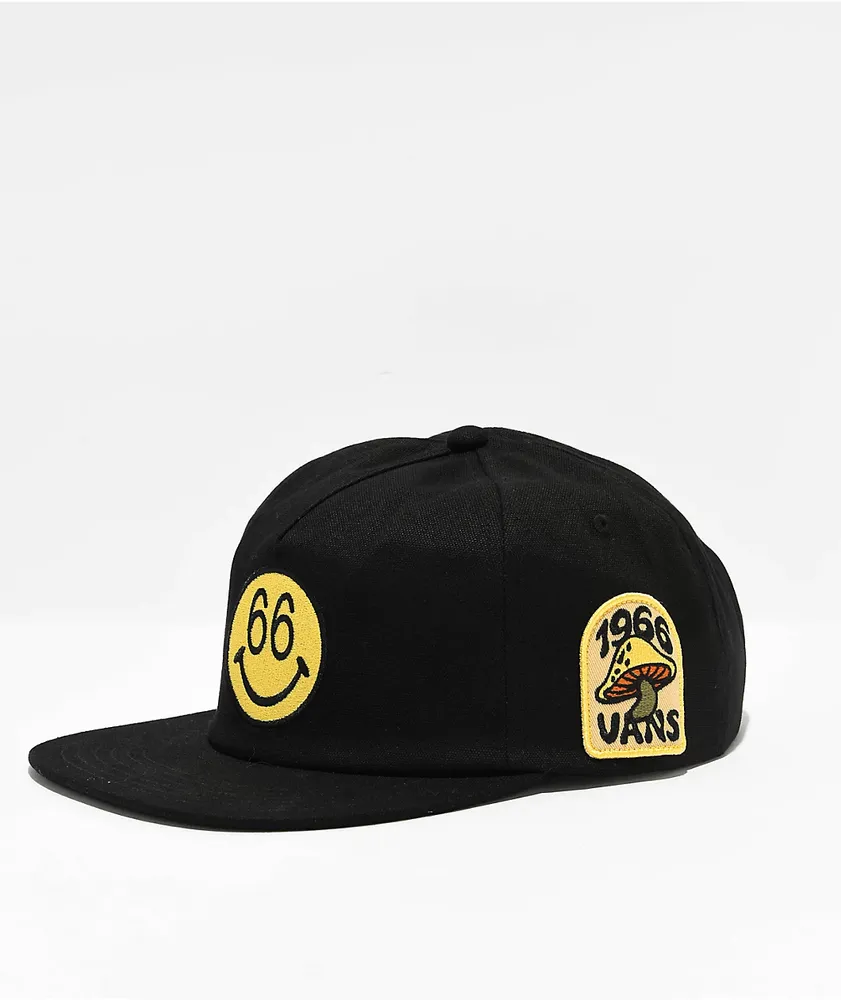 Vans 66 Unstructured Black Snapback Hat