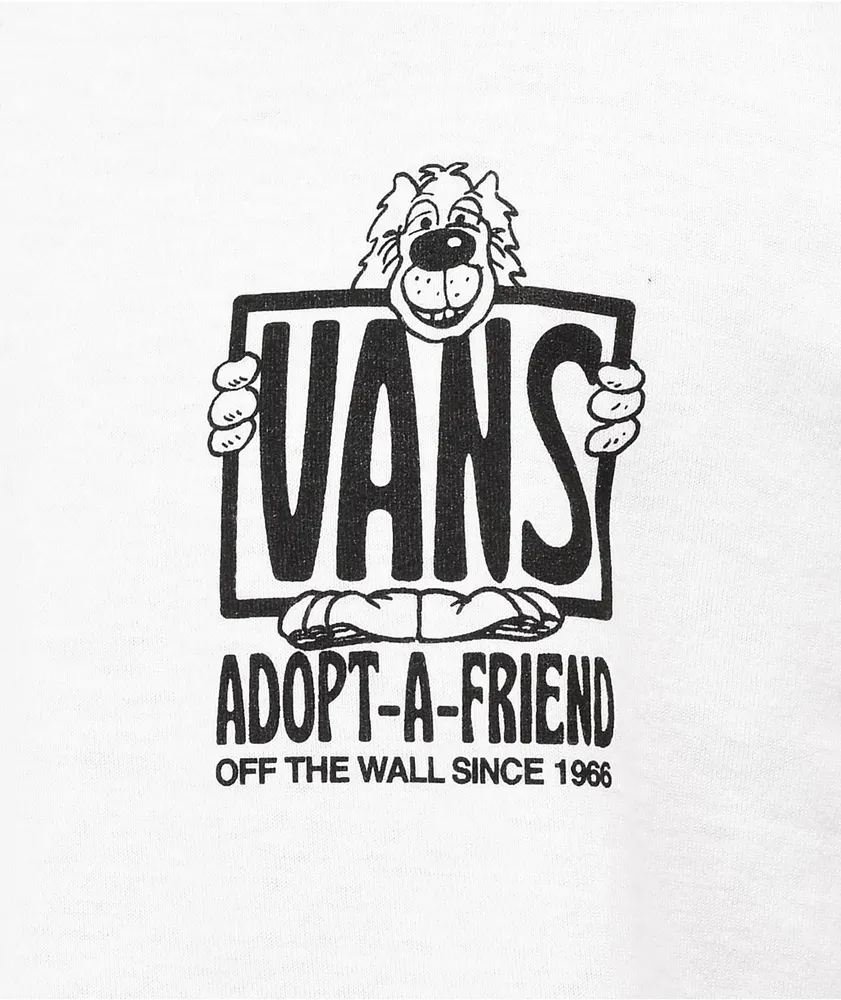 Vans Adopted A Friend White T-Shirt