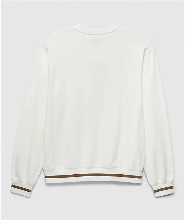 Rhodes Crewneck- Mocha - White Haven