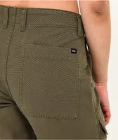 Vans Arroyo Olive Green Wide Leg Cargo Pants 