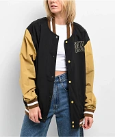 Vans Athletic Prep Black & Antelope Bomber Jacket