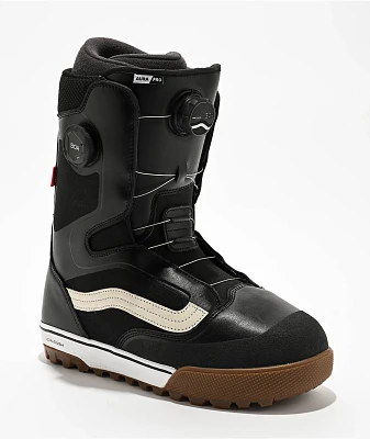 Vans Aura Pro Black & White Snowboard Boots