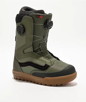 Vans Aura Pro Green & Gum Snowboard Boots