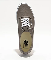 Vans Authentic Bungee Cord Charcoal Canvas Skate Shoes