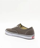 Vans Authentic Bungee Cord Charcoal Canvas Skate Shoes