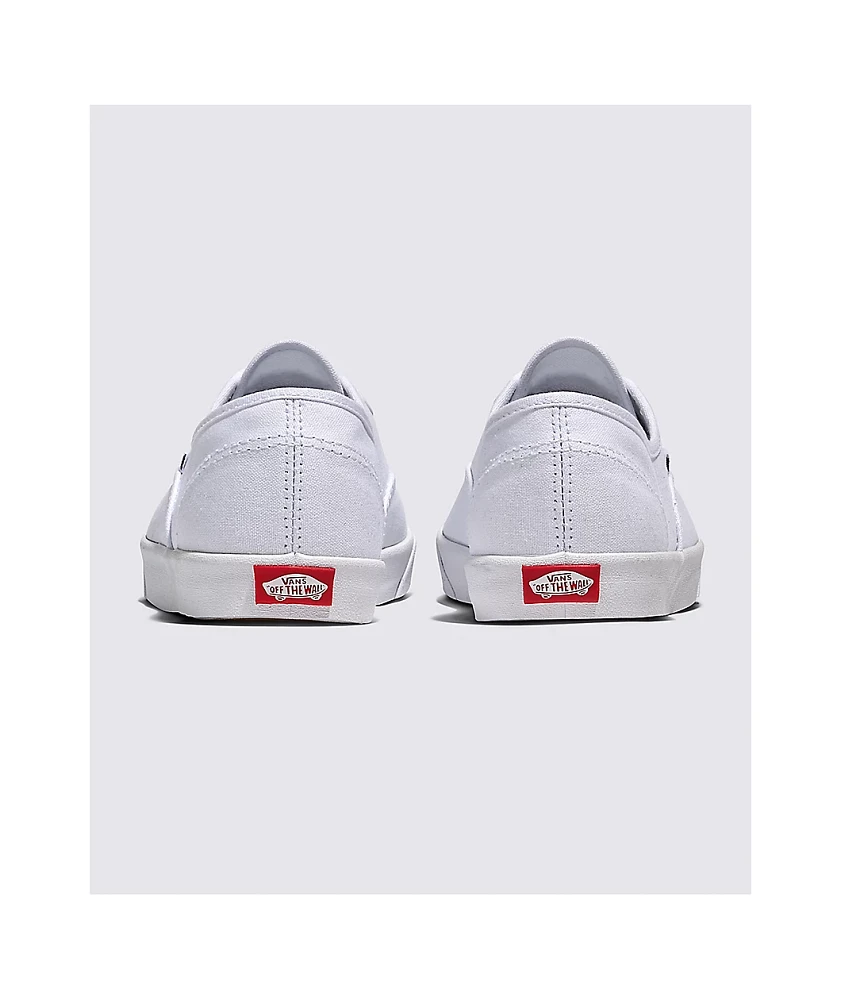 Vans Authentic Lowpro White Skate Shoes