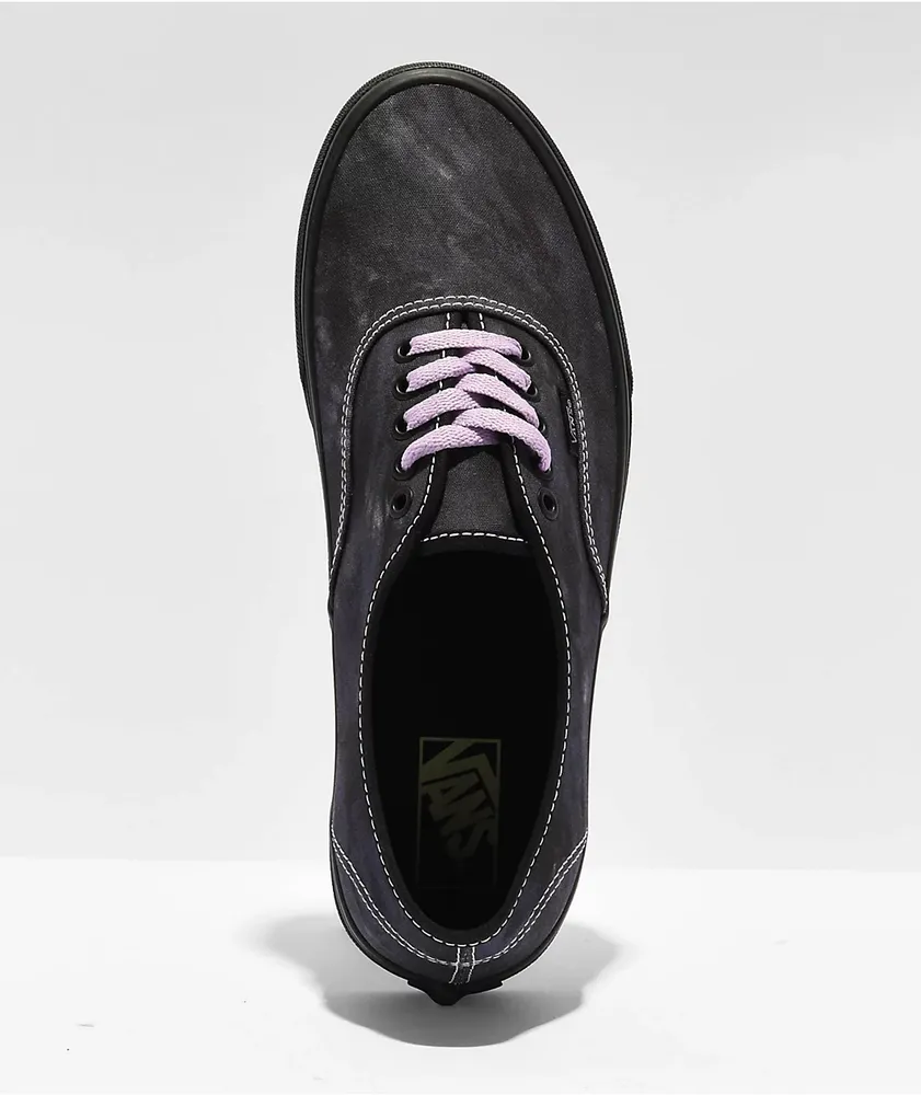Vans Authentic Midnight Shift Black Skate Shoes