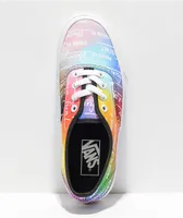 Vans Authentic Pride Rainbow & White Skate Shoes