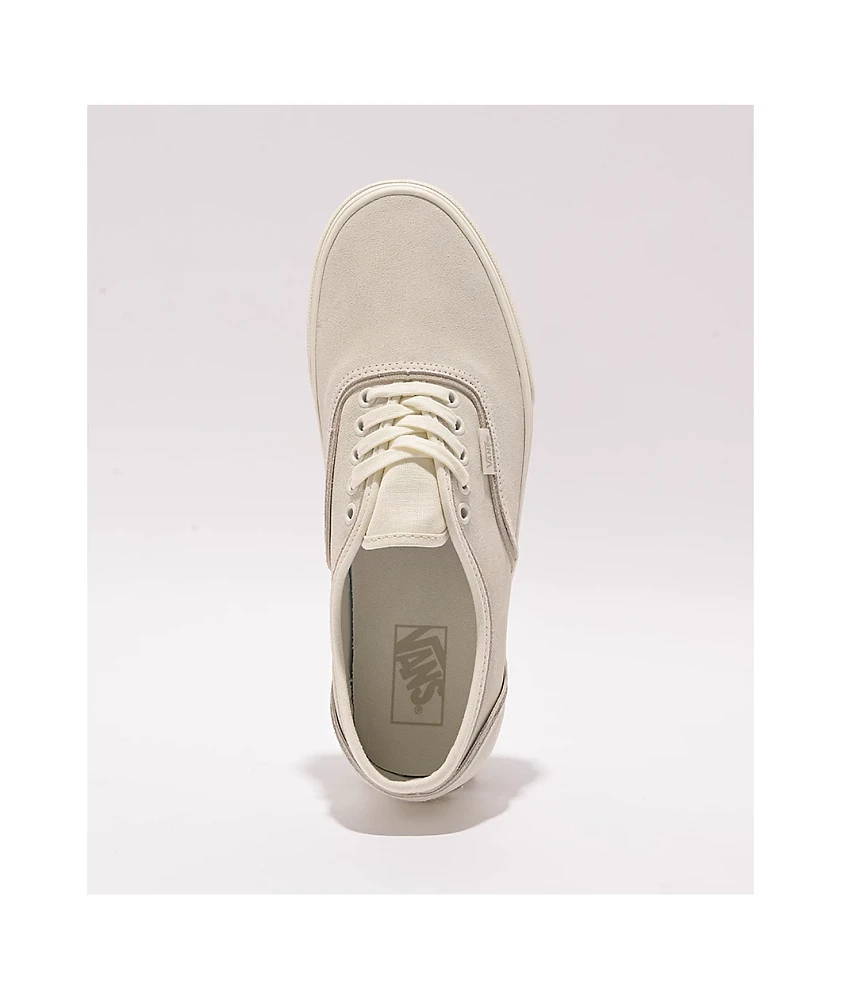 Vans Authentic Silver White & White Skate Shoes