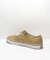 Vans Authentic Taos Taupe Brown & White Skate Shoes