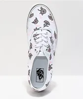 Vans Authentic Thank You White & Floral Skate Shoes