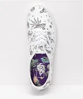 Vans Authentic Unidentified U-Paint White Skate Shoes