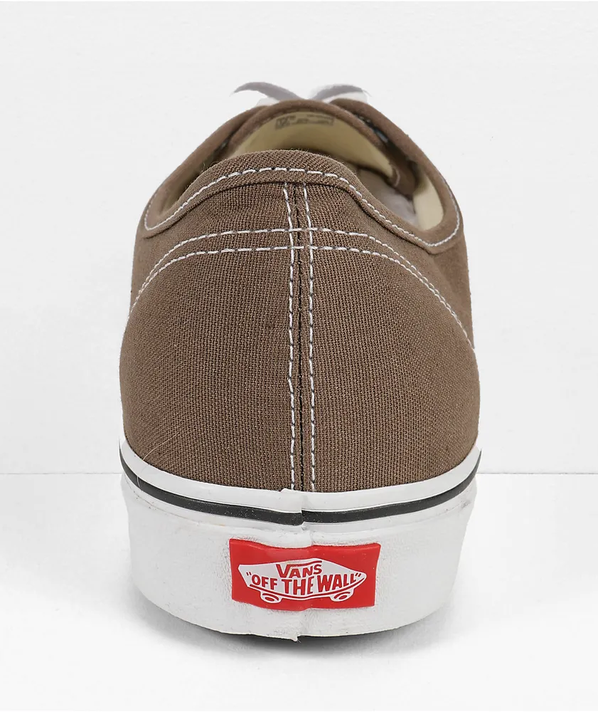 Vans Authentic Walnut & True White Skate Shoes