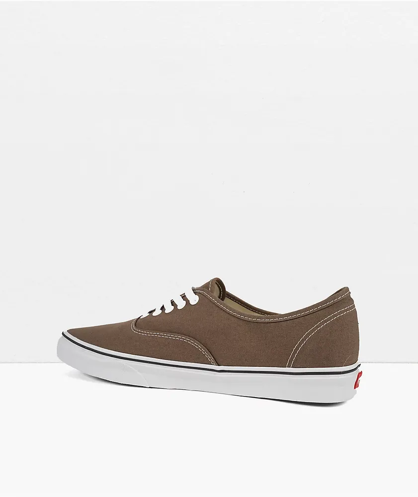 Vans Authentic Walnut & True White Skate Shoes