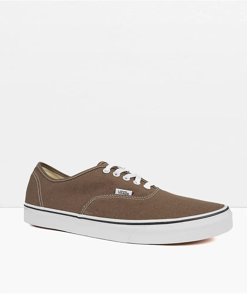 Vans Authentic Walnut & True White Skate Shoes