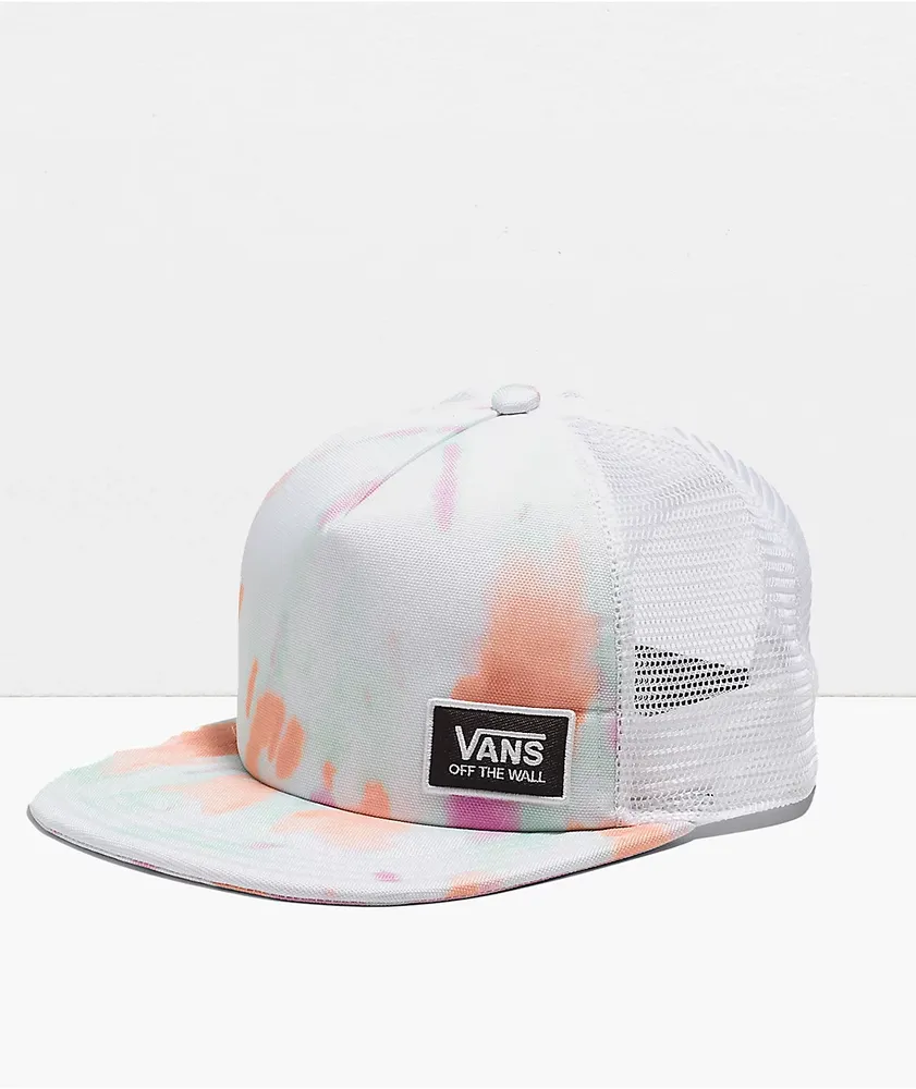 Vans Beach Bound II White Tie Dye Trucker Hat