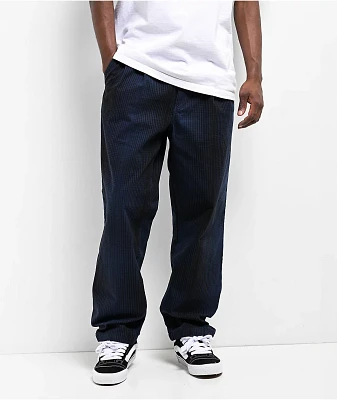 Vans Black & Blue Loose Fit Chino Pants