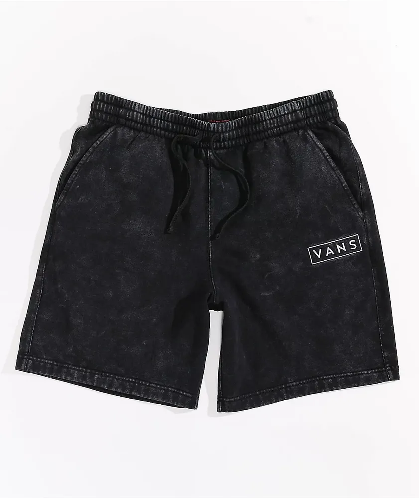 Vans Black Mineral Wash Sweat Shorts