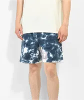 Vans Blue & Purple Tie Dye Fleece Sweat Shorts