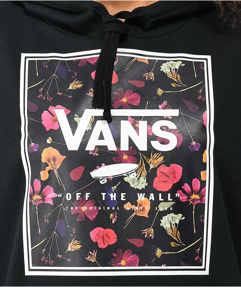 Vans Boxed In Floral Black Hoodie