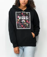 Vans Boxed In Floral Black Hoodie