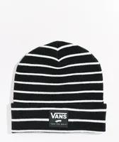 Vans Breakin Curfew Black Striped Beanie