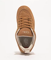 Vans Cab 4 Brown & Gum Skate Shoes